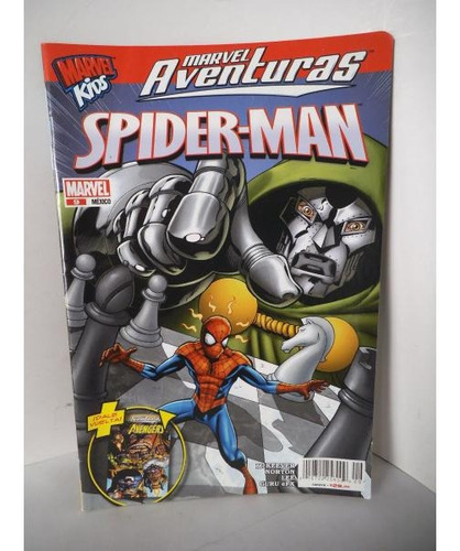 Marvel Aventuras 09 Spiderman Flip Book Avengers Televisa