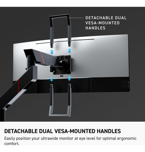 Brazo De Monitor Secretlab Magnus Heavy Duty Para Ultrawide