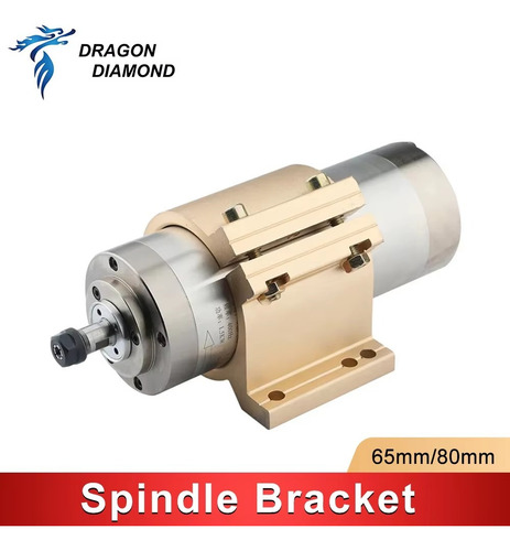 Suporte De Fixação Do Motor Inclinável Dourado De 65 Mm De D