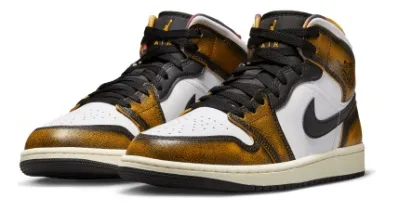 Jordan retro cheap 1 dorado