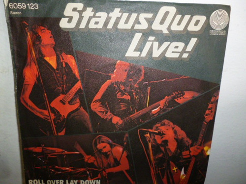 Status Quo Live Roll Over Lay Down Simple Aleman C/tapa