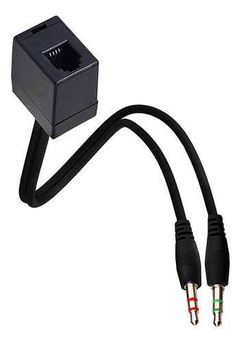 2 X 2xprofessional Rj9 4p4c Hembra A Doble Cable 2 Piezas