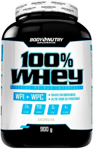 Whey Protein 100% Isolado E Concentrado Chocolate - 900 G