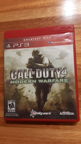 Juego De Play Station 3 (ps3) Call Of Duty 4 Modern Warfare