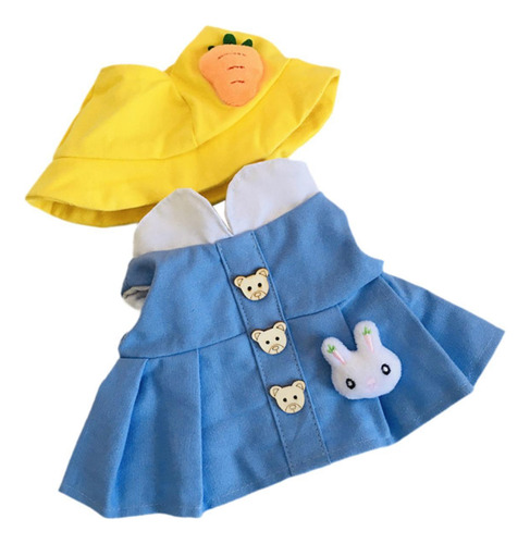 Diy Cómodo Vestido De Muñeca De Felpa Con Sombrero