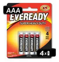 Comprar Pila AAA Eveready Super Heavy Duty 1212 Cilíndrica - pack de 4 unidades