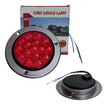 Comprar Stop Luces 16 Led Redondo Aro Camión Autobuses 12\u002F24v Fija