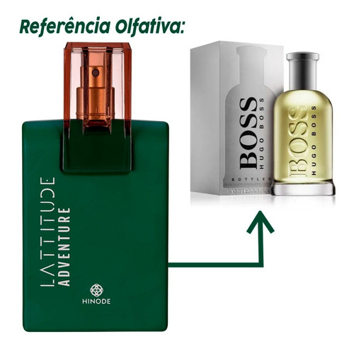 Imagem 4 de 5 de Perfume Lattitude Adventure + Des. Roll-on Grátis