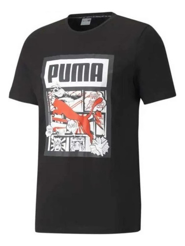 Playera Puma Graphic Tee Box Para Hombre 532666-51