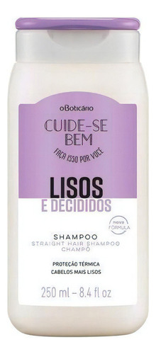  Cuide - Se Bem Shampoo Lisos E Decididos 250ml