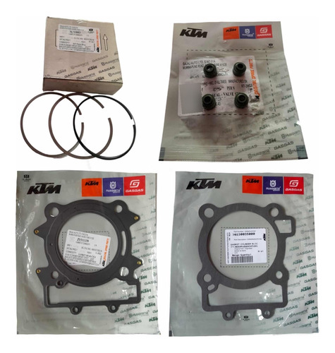 Kit Anillos + Sellos + Empaques Duke 390 / Ng / Adv Ktm Orig