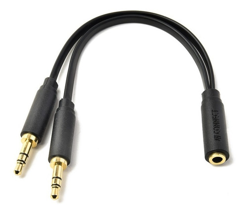 Imagen 1 de 1 de Cable Adaptador Spica 3,5mm Manos Libres Micrófono Auricular