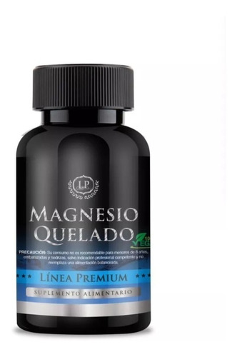 Lp Magnesio Quelado 90 Capsulas 3 Meses Previene Calambres