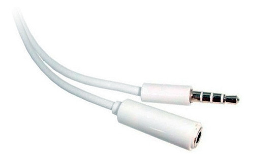 Cable Alargue Mini Plug 3.5 Macho A Hembra 4 Contactos