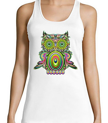 Musculosa Pop Art Buho Color