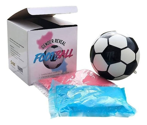 Balón De Revelación De Género Fútbol Azul Y Rosa Fiestas Sex