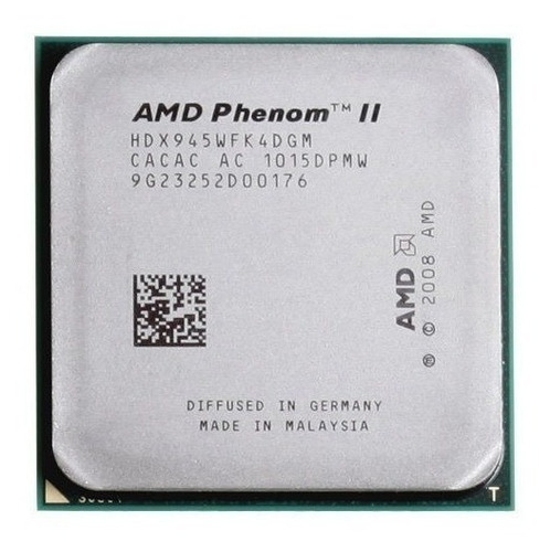 Procesador AMD Phenom II X4 945 HDX945WFK4DGI de 4 núcleos y  3GHz de frecuencia