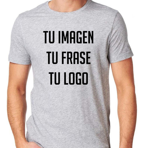 Remera Personalizada Estampada Con Tu Logo Frase O Imagen