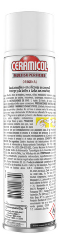 Limpiador Ceramicol Original Aerosol 360ml