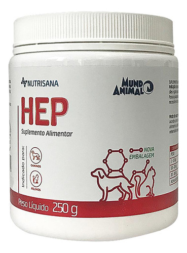 Suplemento Nutrisana Hep 250g | Vitaminas E Antioxidantes