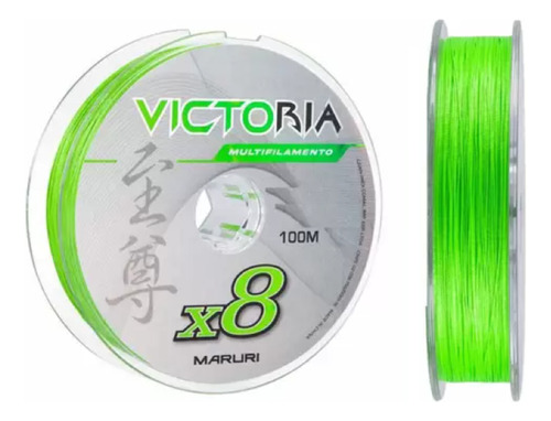 Linha Multi. Maruri Victoria X8 0,20mm 24lb 100m Verde Limao