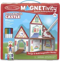Comprar Melissa And Doug Juego Magnético Colorea Y Arma Un Castillo
