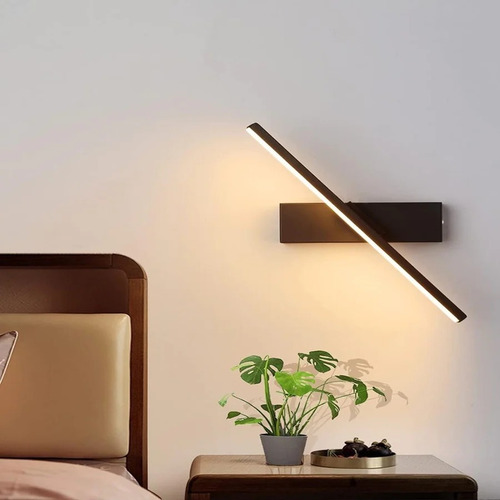 Lámpara Giratoria De Pared Luz Led Baño Luz Lectura Calida