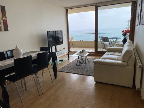 Venta Departamento En Concón De 3 Dorm. Primera Linea Playa