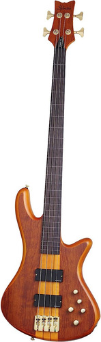 Bajo Eléctrico Schecter Stiletto Studio 4 Color Naranja Orientación De La Mano Diestro