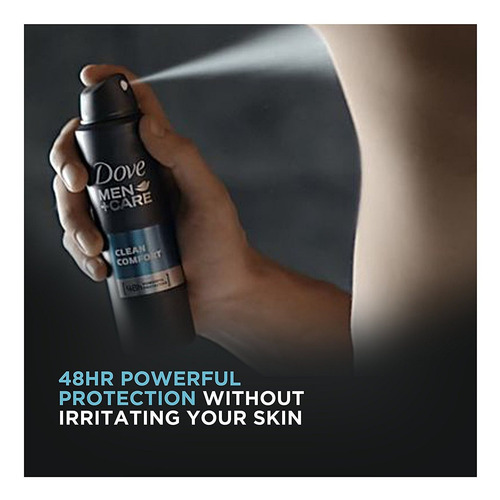 Dove Men Care + Antitranspirante En Aerosol Seco, Limpio Con