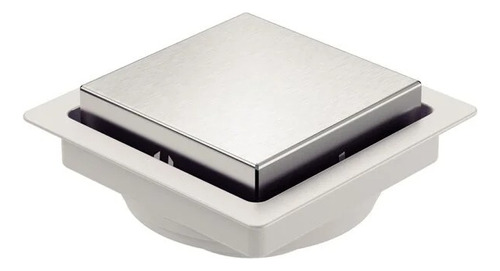 Rejilla Receptáculo Desagüe 10x10 Tramontina Tapa Inox 304