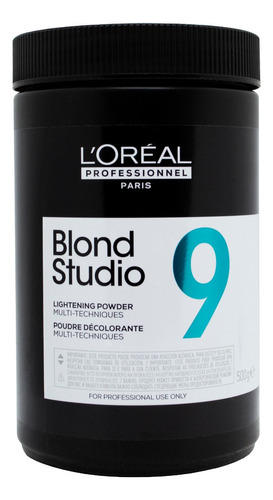 Polvo Decolorante Loreal Blond Studio 9 Keratina X 500gr 6c 