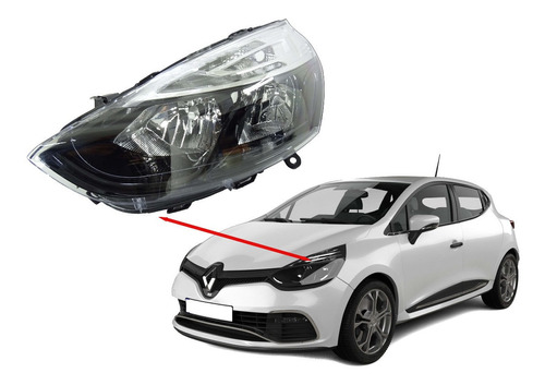 Óptico Delantero Negro Izq. Ó Der. Renault Clio 2016-2020