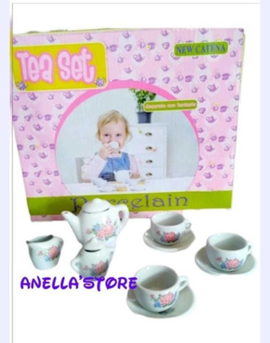 Tacitas Para Te Set De Porcelana Juguete Niñas