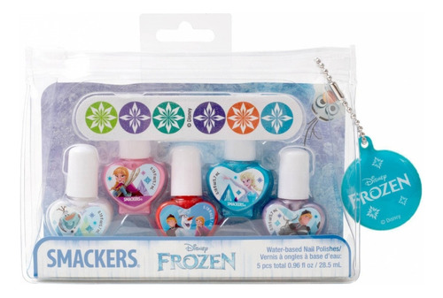 Lip Smacker Esmaltes De Uñas Base Agua Niñas Frozen