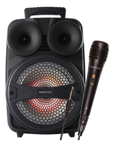 Parlante Smartlife Bluetooth Karaoke Party Box Con Microfono