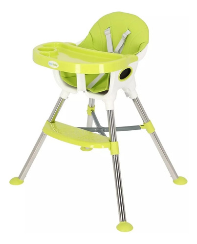 Silla Alta Periquera Kool Baby Elite Ligera Color Verde