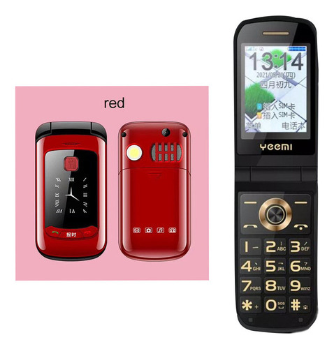 Teléfono De Red Flip Dual Sim - 3g Para Personas Mayores