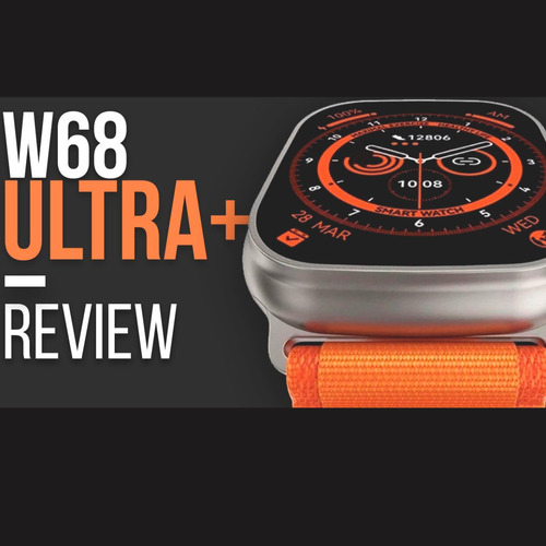 Smartwatch 2023 Relógio W68+ Ultra Max Nfc Tela 2,2 49mm 
