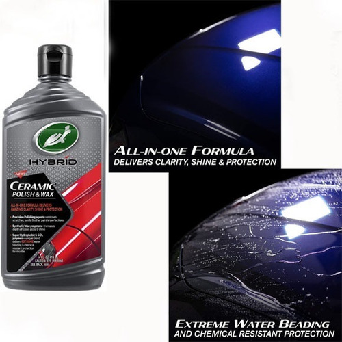 Cera Turtle Wax Esmalte D Cerámica Pula Y Proteja Su Carro