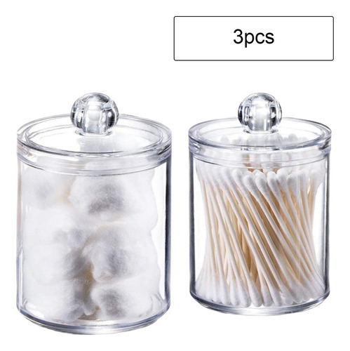 Frascos De De 3 Piezas Con Tapas Organización Baño