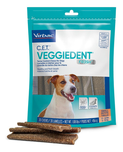 Cet Veggiedent Fr3sh Tartar Control Chews For Dogs, Small