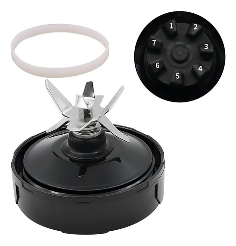 Repuesto Cuchilla Y Junta Compatible Con Batidora Ninja Chef