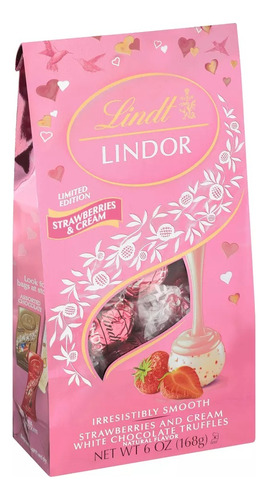 Lindt Lindor Strawberries & Cream White Chocolate Truffles