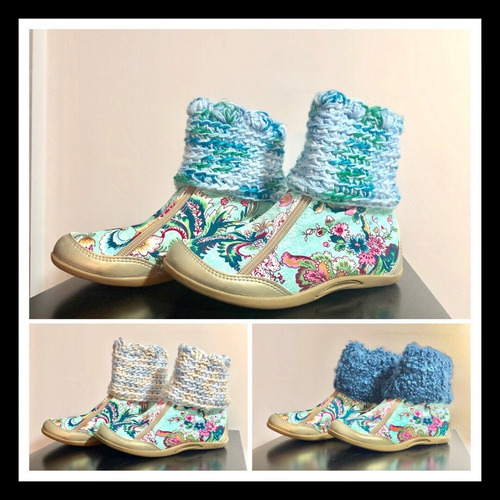 Imagen 6 de 10 de Zapatillas Abotinada Te Para Tres Diseños Estampados Unicos
