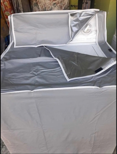 Funda De Lavadora Cubre Lavadora A Prueba De Agua Y Polvo Gris