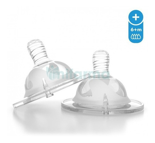 Twistshake Tetina Anti-cólico Talla Plus +6m Set 2 Unidades