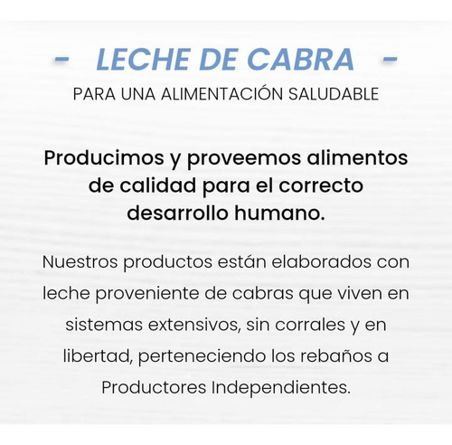 Imagen 3 de 10 de Leche De Cabra En Polvo Entera La Primera 12 X 250g-sin Tacc