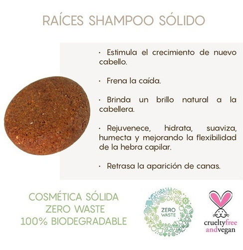 Imagen 3 de 6 de Kit Shampoo Sólido Raíces + Suavecito Acondicionador Sólido