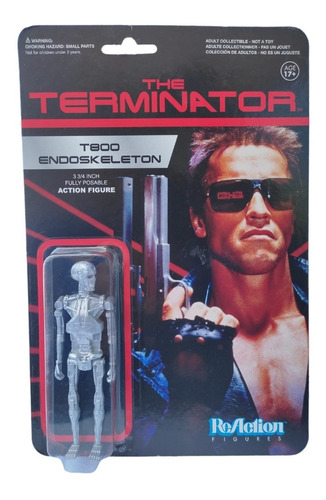 T800 Endoskeleton Terminator Funko Reaction Acabado Mate
